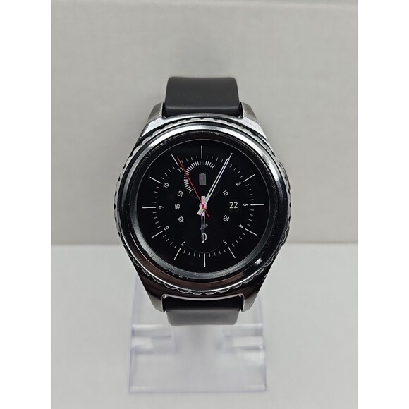 Samsung Gear S2 Classic SM R735T 3G T Mobile Rotating Bezel NFC WiFi Watch Black - Picture 1 of 11